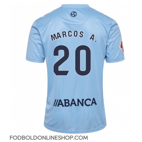 Celta Vigo Marcos Alonso #20 Hjemmebanetrøje 2024-25 Kortærmet